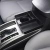 for Tacoma 2006-2015 Cup Holder Storage Box,Car Armrest Box Front Cup Holder Organizer Tray,ABS Center Console Cup Holder Multifunctional Tray