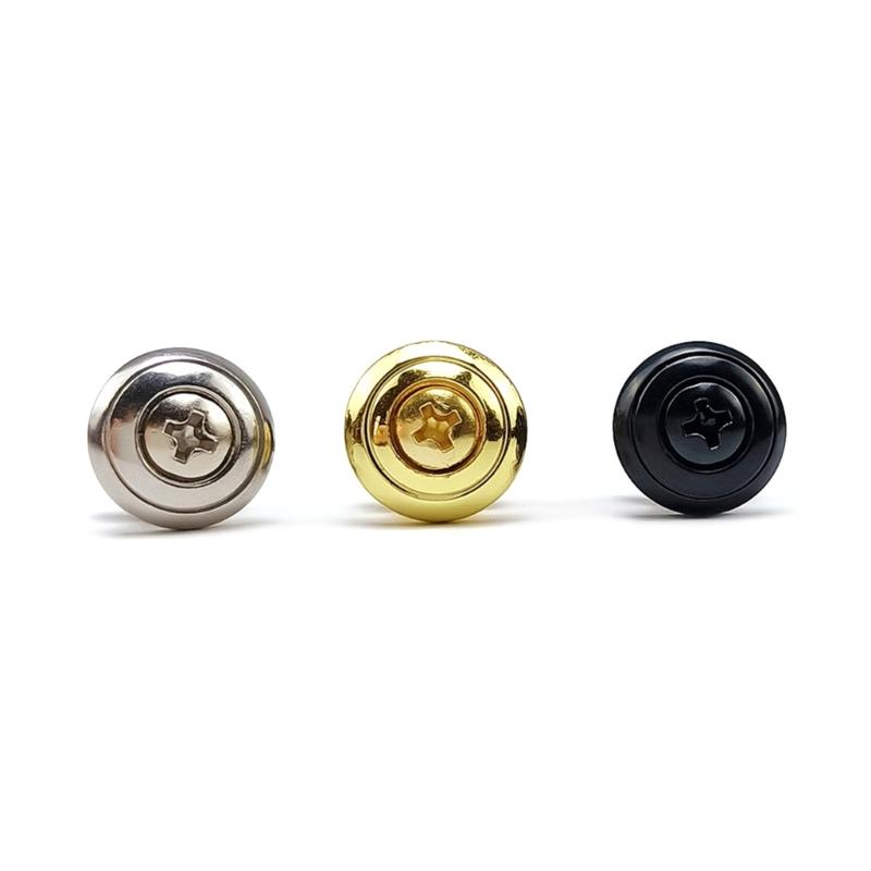 Electric Guitar Strap Lock Screws Guitar Strap End Pin Tail Nail Lock Button Pegs for Acoustic Electric Guitar Ukulele