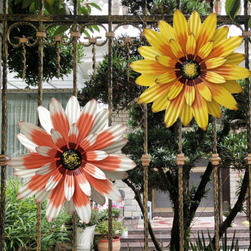 Wrought Iron Three-dimensional Flower Decoration Hanging Metal Petal