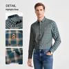 MONTAGUT Men's Tech Blend Wrinkle-Resistant Casual Shirt