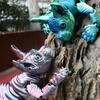 Articulated Hairless Cat 3D Printed Sphynx Cat Figure Flexible Cat Stress Relief Desk Pet Fidget Toy Home Office Decor for Cat Lover And Collector