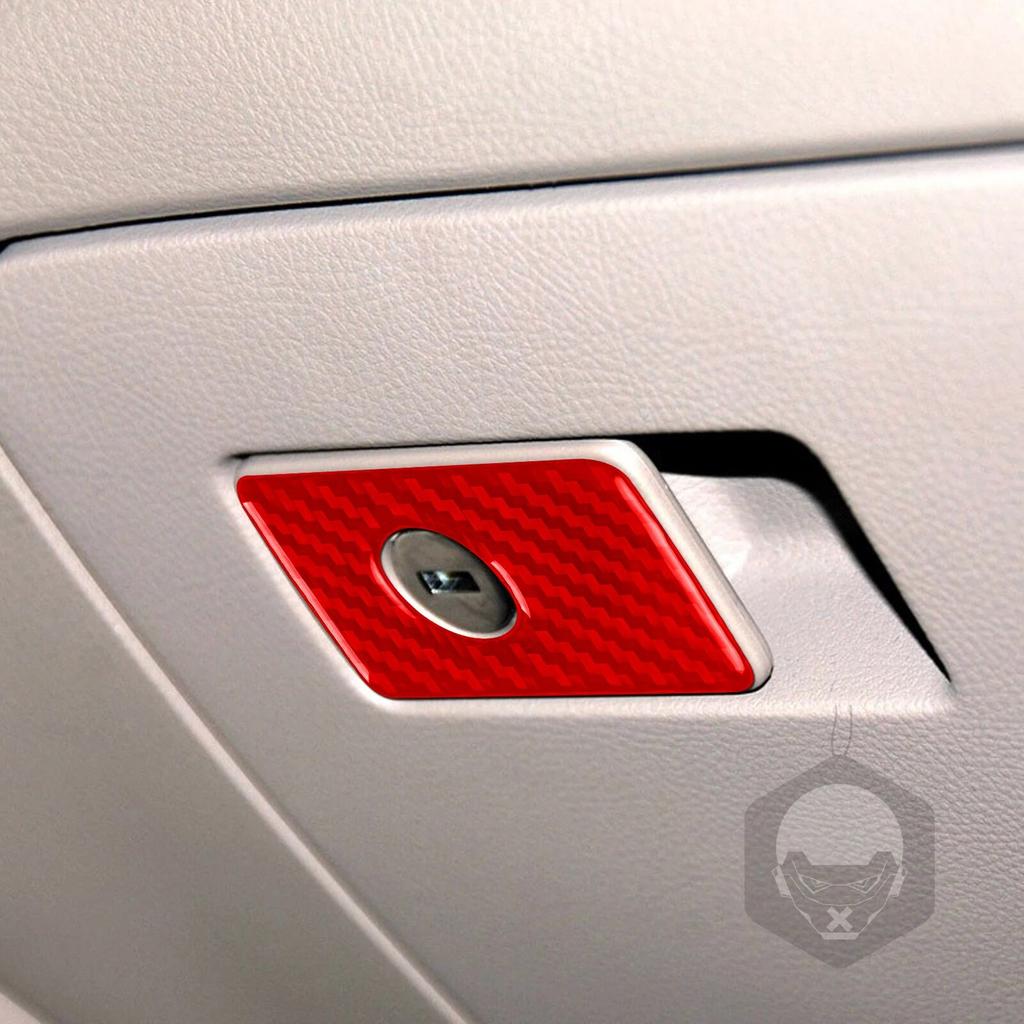 Für Volkswagen VW Passat 2006 2007 2008 2009 2010 2011 Zubehör Carbon Faser Auto Innen Handschuh Box Griff Trim Aufkleber