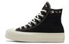Chuck Taylor All Star Wmns Lift Platform High 'Embroidered Floral - Black' Women's A01592C