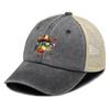 Mesh Baseball Cap Colorful Fish Printed Adjustable Breathable Hats Hip Hop Slouchy Hat For Gifts Outdoor Hiking Daily Activities