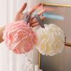 Yumuşak Doku Banyo Topu Sıkı Dokuma Banyo Süngeri Zengin Köpük Nazik Peeling Süngeri Yüksek Emicilik Banyo Süngeri Banyo Aksesuarı