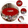 1pc Christmas and New Year Tablecloths, Santa Claus snowman, and Christmas tree patterned Tablecloth, Christmas party tablecloth