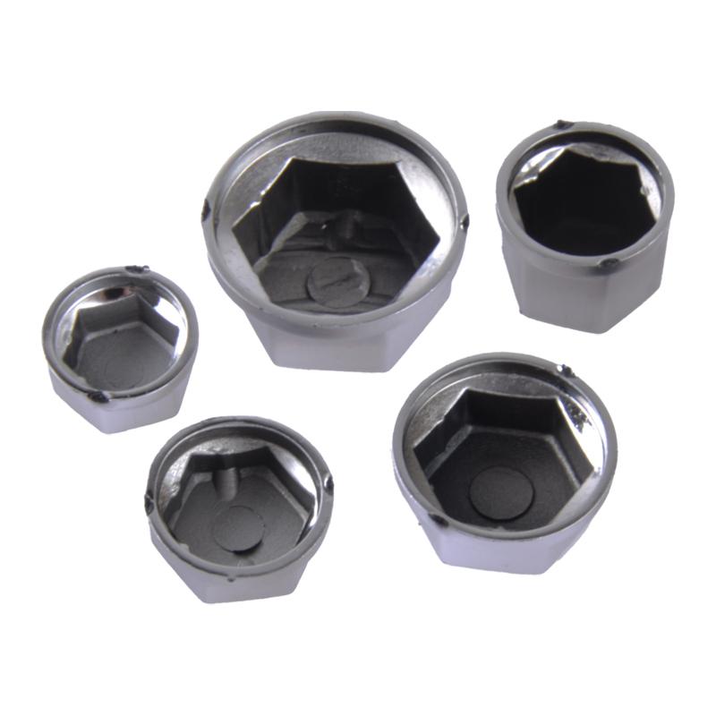 8-20mm screws 30pcs/set Motorcycle Screw Nut Caps Motorbike Bolt Cover Decoration fit for Yamaha Kawasaki Honda Silver
