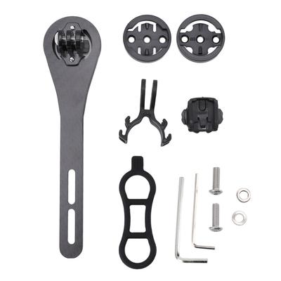 SIKW Out Front Bike Computer Mount Multi Functional Lightweight Carbon Fibre Cycling Computer Bike