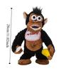 Eating Banana Electric Moving Monkey Toy Fluffy Guarding Food Plush Toy  Festival Party Decor