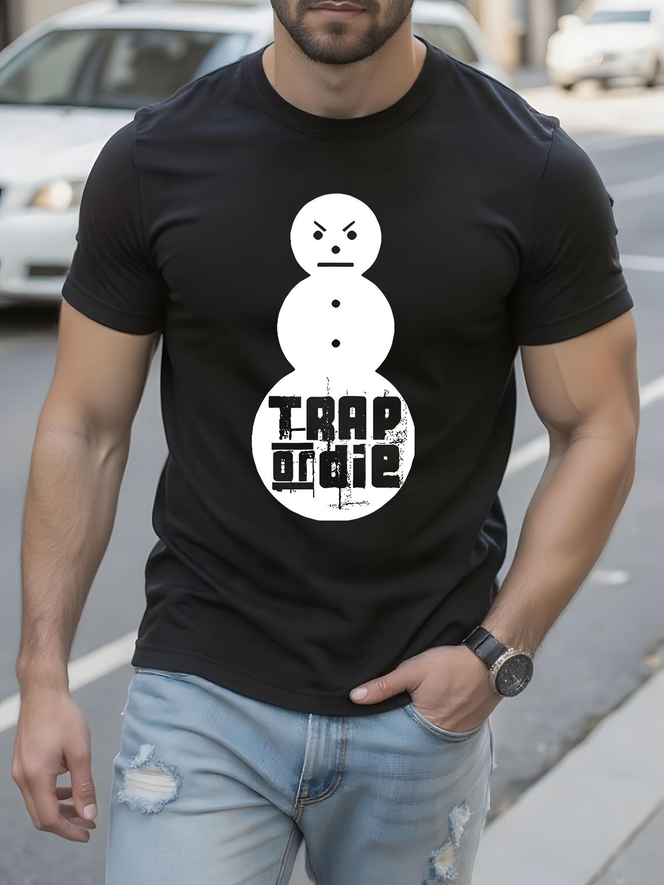 Black Tshirt Lightweight 220gsm Cotton Crewneck Tee with ... XXXXL