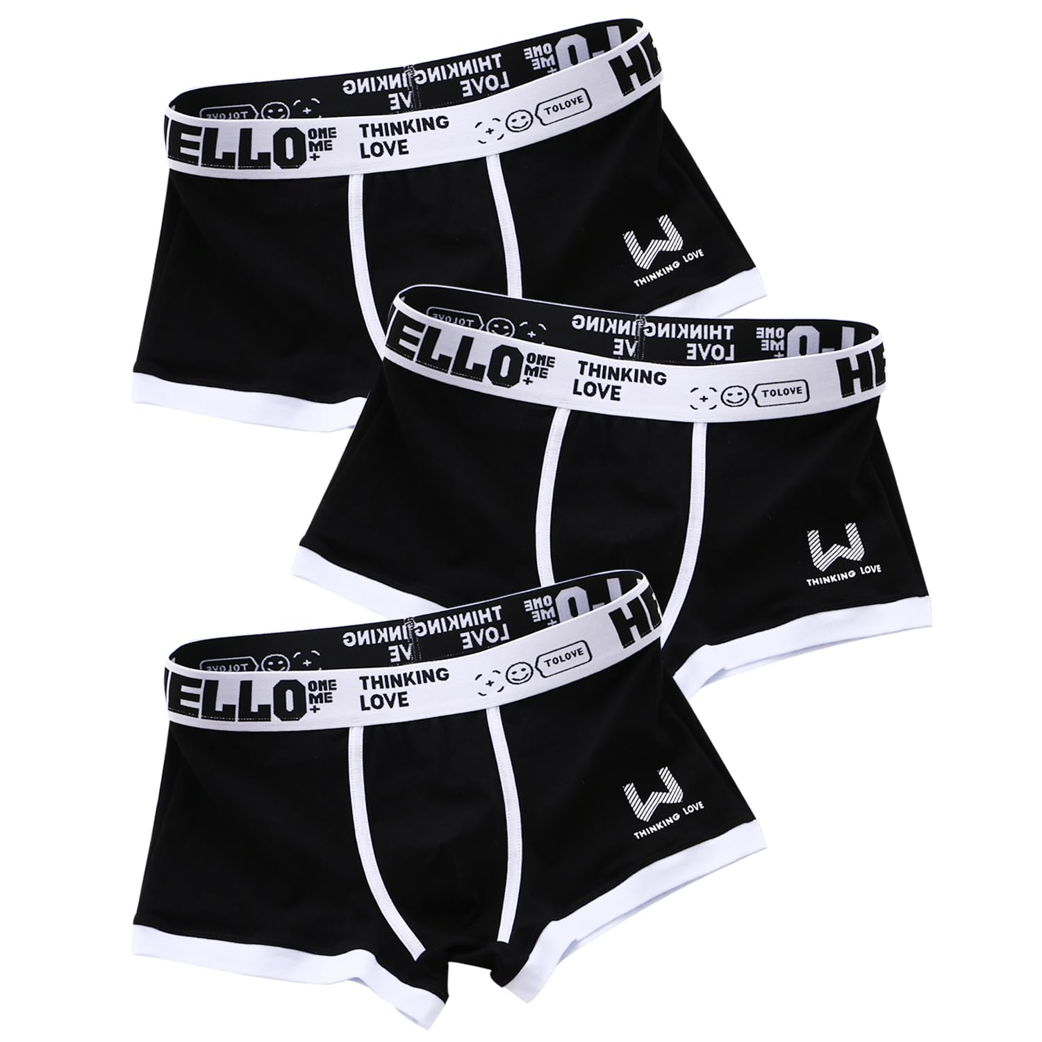 

Боксеры с низкой посадкой спереди [Mifish] Мужские шорты, Нижнее белье, Застежка, Посадка, Брифы, 3 шт., M-3XL