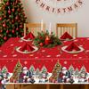 Christmas Snowflake Plastic Tablecloth Merry Christmas Decorations for Home 2025 Navidad Natal Xmas Table Ornament New Year 2026