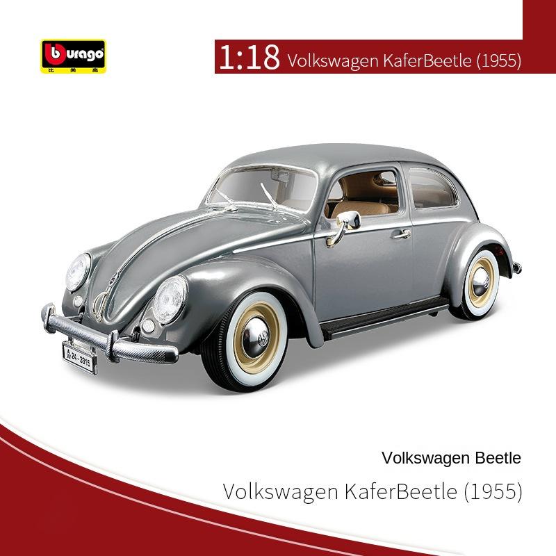 

Бимей 1:Модель автомобиля Volkswagen Beetle из 18 сплавов, модель украшения, коллекция игрушек для мальчиков