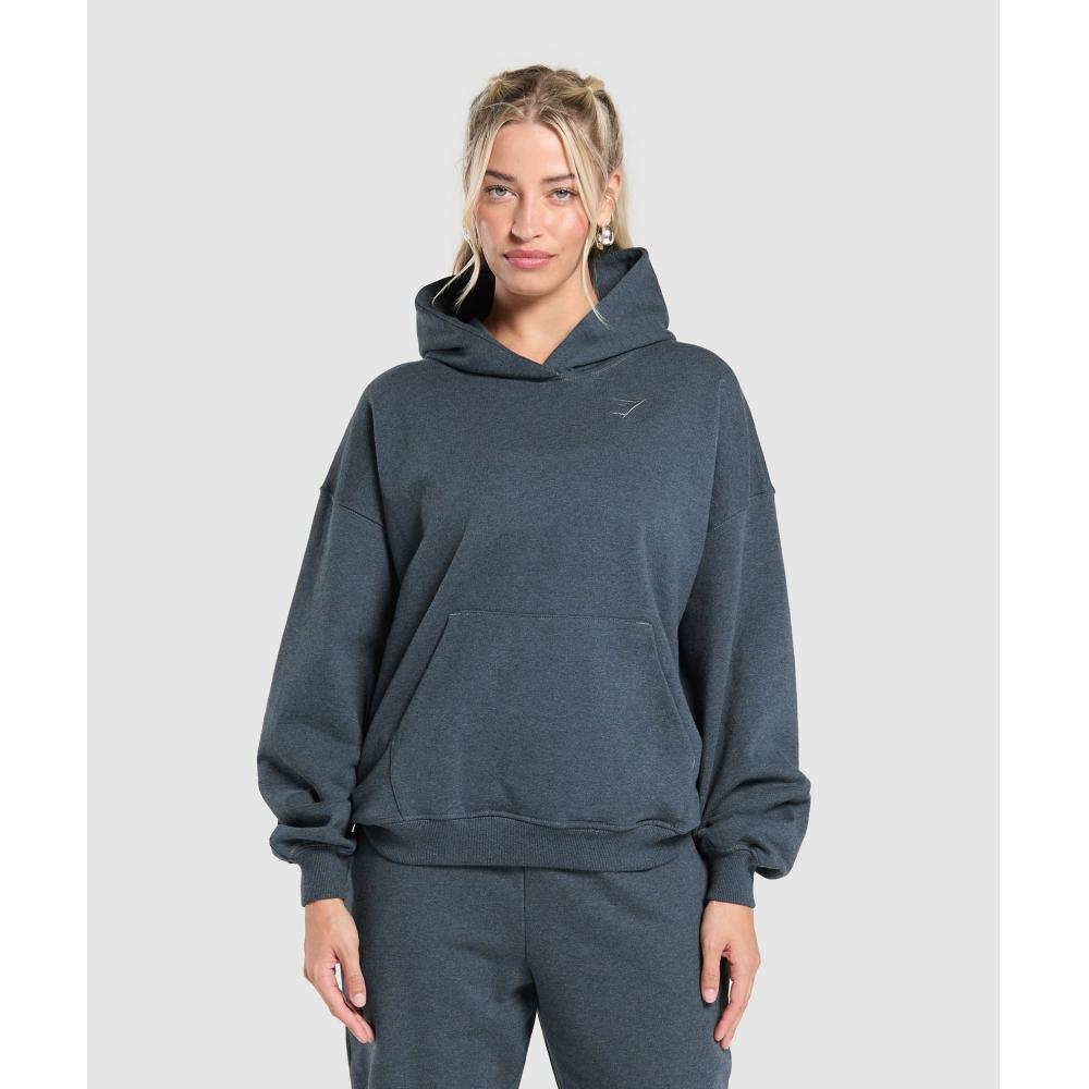 

Gymshark Rest Day Sweats Hoodie Indigo Blue Marl B2a7p Uc0d