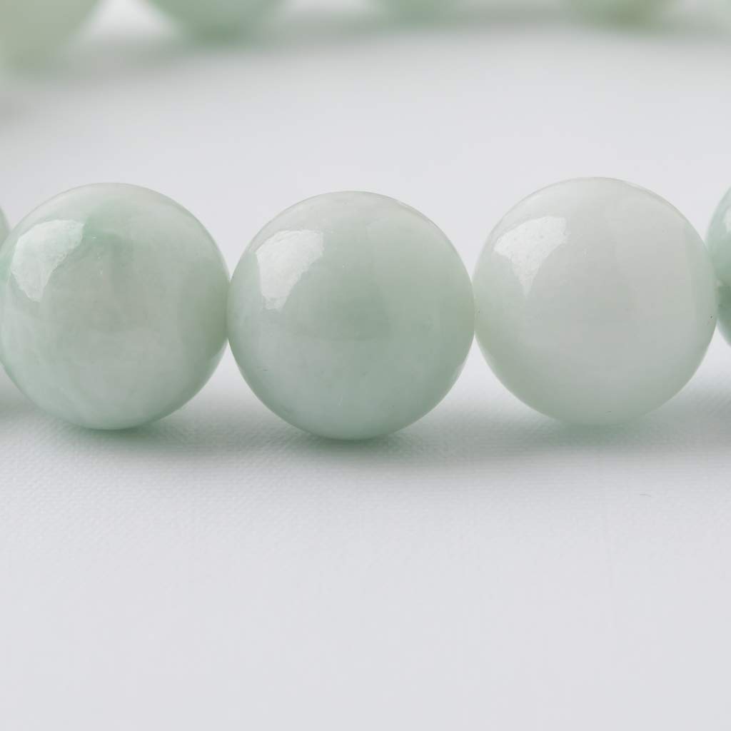 Large 18cm Itoigawa Natural Jadeite Pale Japanese National Jomon Power Stone Jadeite Workshop Special Paulownia Wood Quality Guarantee BR0240 (12mm