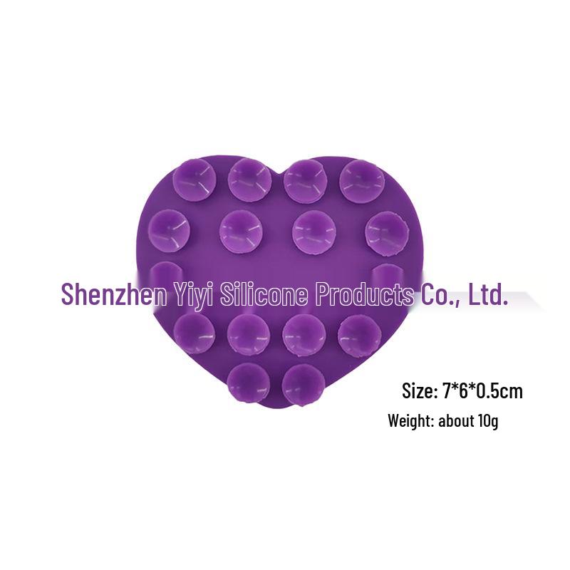 Silicone Phone Holder: Portable, Anti-slip, Stable Suction Cup Back Sticker