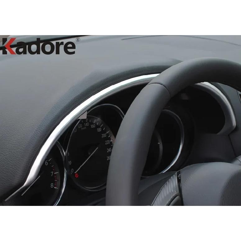 For Mazda CX5 CX-5 2012 2013 2014 2015 Matte Car Dashboard trument Frame Panel Cover Trim Interior Mouldings Accessories