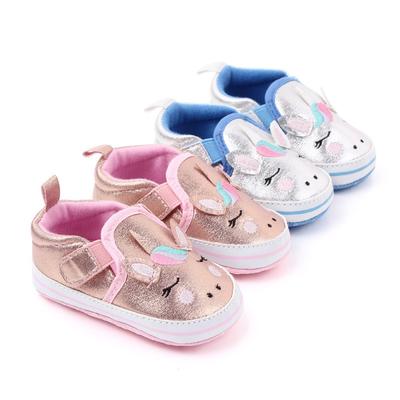 Baby Kleinkind Cartoon Weiche Sohle Schuhe Klettverschluss PU Leder Säugling Junge Mädchen Freizeitschuhe