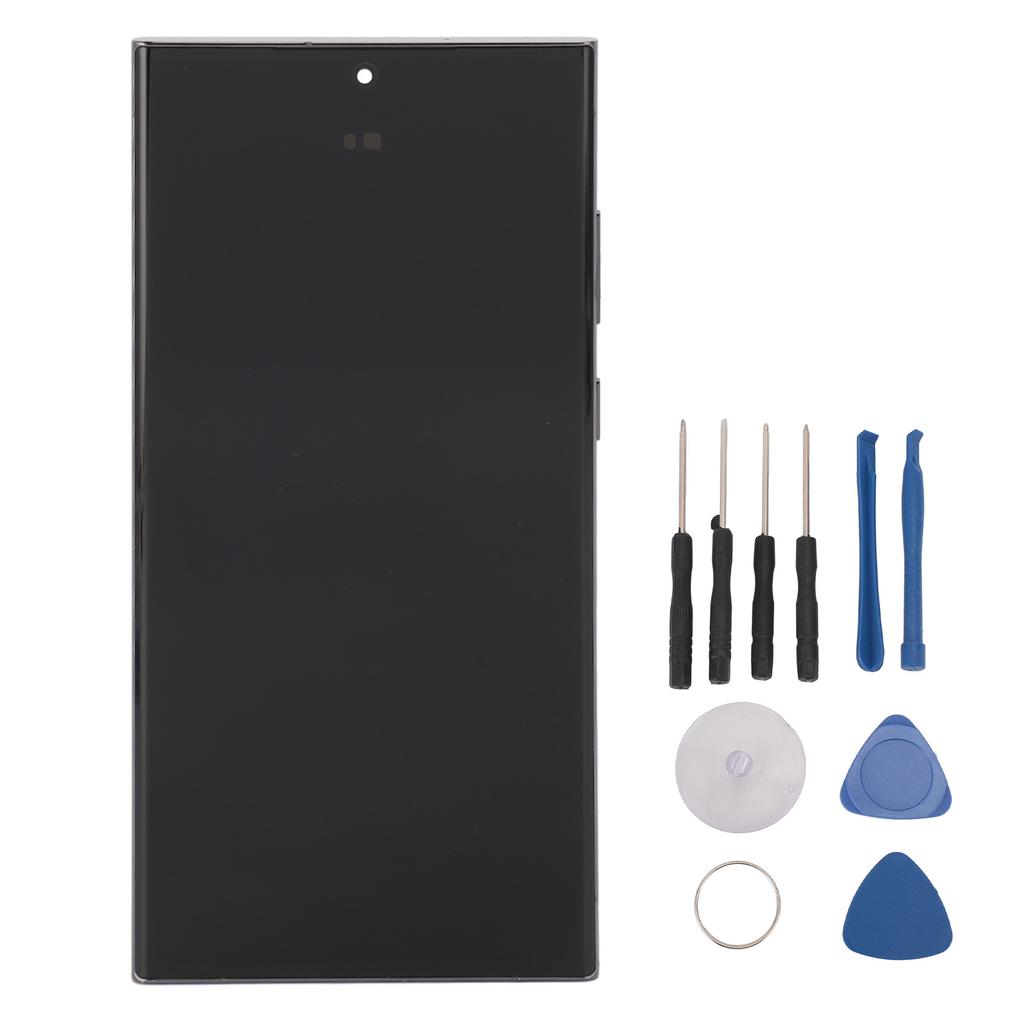 Screen Assembly Replacement Repair Kit OLED Display Touch Screen with Frame for Galaxy S23 Ultra US