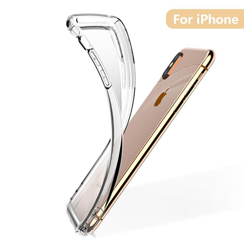 Transparent invisible TPU ultra-thin for iPhone13 Pro Apple 12 material 11 factory phone case X