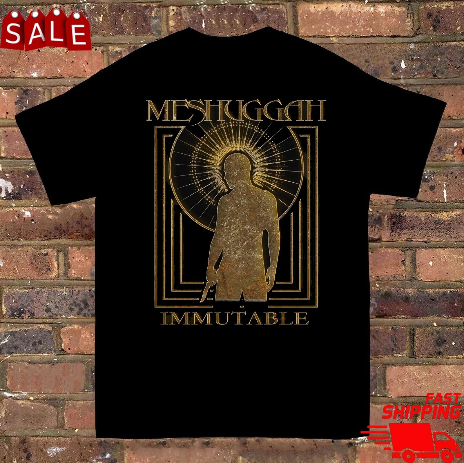 Meshuggah Band Meshuggah Immutable Cotton T Shirt Full Size S-5XL S