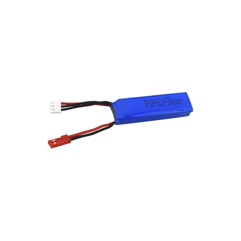 7.4V 500mah Lithium Battery for Wltoys A202 A212 A222 A232 A242 A252 RC Car