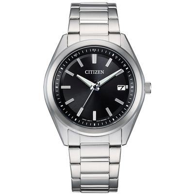 Citizen COLLECTION Pánské hodinky, tříručičkový model, Eco-Drive napájený světlem, vodotěsnost 5 ATM, základní stříbrná/černá, AS1080-65E