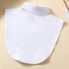 Knitted High Neck Fake Collar Women's Fashionable and Versatile Warm Neck Protection Scarf Elastic Jersey Turtleneck