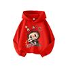 Autumn and winter children's hoodies and LABUBU pattern printed casual fashion tops