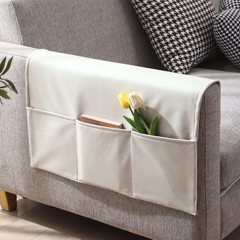 Sofa Armrest Organizer Pouch Sofa Cover Side Pockets for Storage Home Hanging Organizer Magazine Books Snacks Remote Control