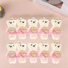 10pcs/set Foam Bear Mini Bear Flower Bouquet Plush Animal Cartoon Bouquet Doll  Kids/Children Toys