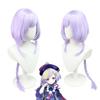 37" Soft Purple Long Cosplay Wig – Voluminous Layered Bob with Braided Pigtails for Open-World Anime Conventions