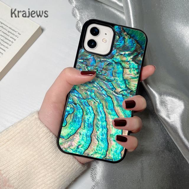 Abalone Sea Texture soft Phone Case Cover For iPhone 17 Air 16 15 14 plus 12 13 pro max coque Shell Fundas