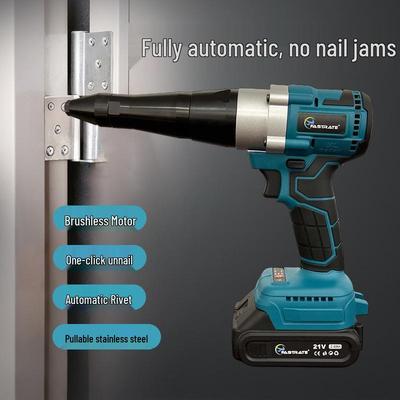 Wireless Lithium Rechargeable Industrial Riveting Gun: Automatic Core-Pulling Electric Riveter
