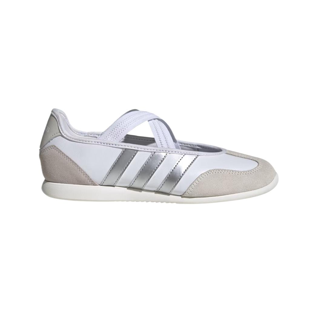 adidas Barreda Mary Jane Cloud White Silver Metallic Off White Women Sneakers HQ7400