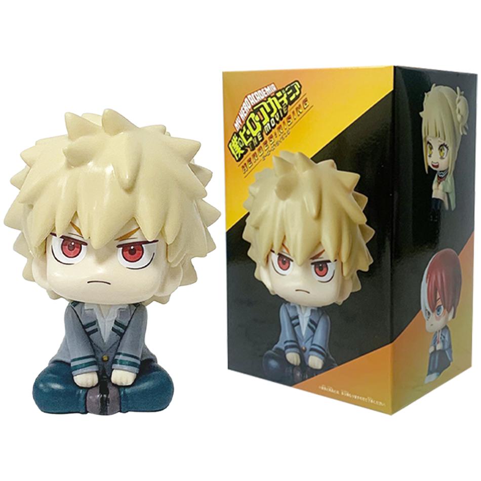 NEW 9-21CM My Hero Academia Katsuki Deku Todoroki So Himiko Toga Break Time Anime Figure Model Collection Doll Toy For Kids