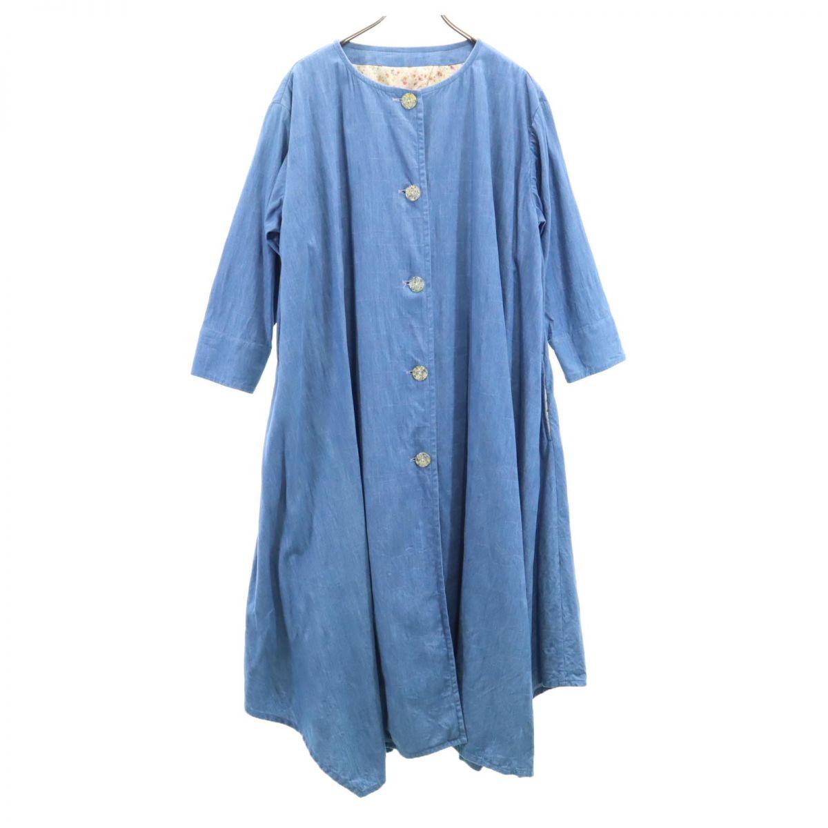 

anseason Anrealage Made in Japan Spring coat 38 Blue Women Used