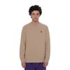 Calvin Klein Letter Split Print Cotton Crew Neck Sweatshirt Men Sweatshirt Brown J323239
