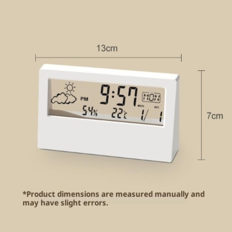 LED digitální teploměr vlhkoměr vnitřní multifunkční elektronické hodiny senzor vlhkosti meteostanice pro domácnost