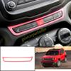 For Jeep Renegade 15 16 17 Light Pink Emergency Light Switch Panel Trim 1pcs