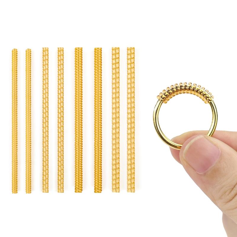 4x 3/5mm Ringgrößenversteller für lockere Ringe Ringverkleinerer zum Verkleinern von Ringen Schutz Resizer für Ideal für Schmuckwerkzeug