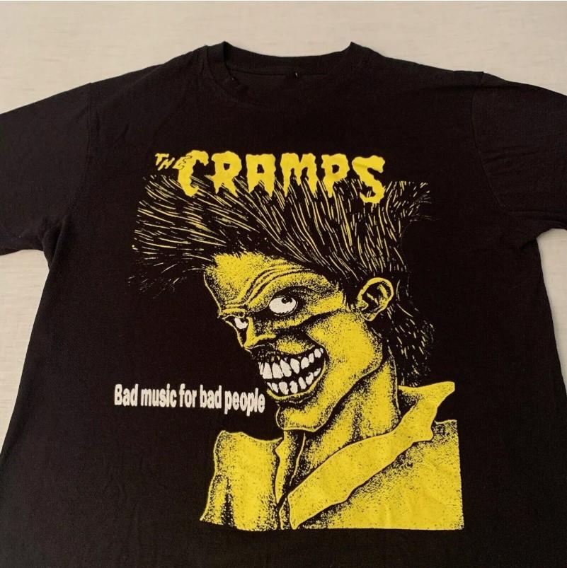 The CRAMPS Bad Music For Bad People Cotton Unisex S-5Xl T-shirt Unisex T-Shirt L