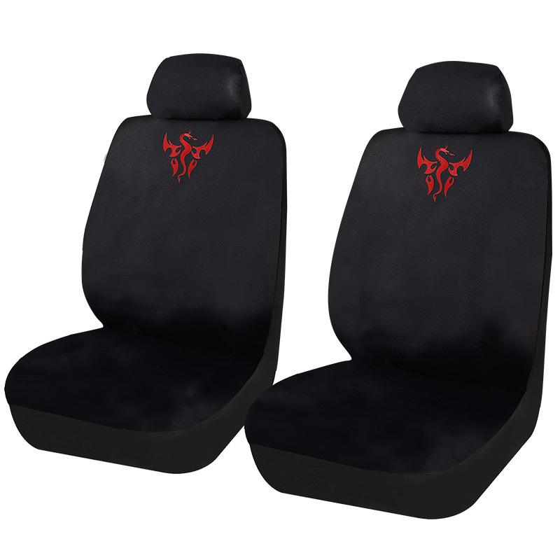 

Чехлы на передние и задние сиденья автомобиля, полный комплект, универсальные защитные чехлы для сидений автомобиля, грузовика, внедорожника, минивэна, внутренние аксессуары 4PCS чёрный