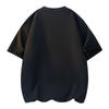 Half Zipper Casual T-shirt Men's Summer Loose And Breathable Top