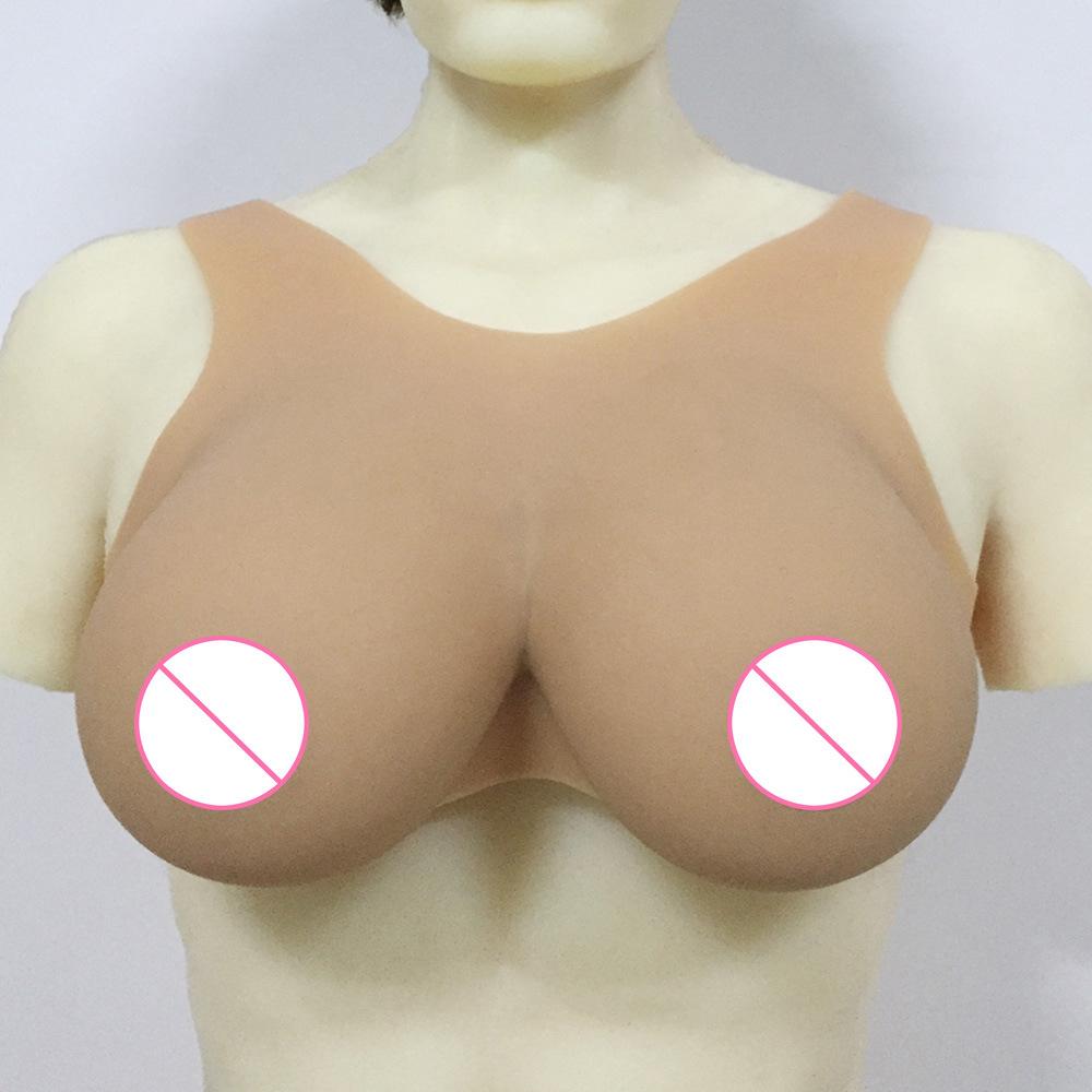 Vest Style Skinless Prosthetic Breast Bionic Skin Silicone Breast False Breast False Breast Cospaly False Breast False Girl