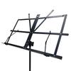 Music Stand Portable Adjustable Foldable Iron Rubber PP for Guitar Players Instrument Accessories