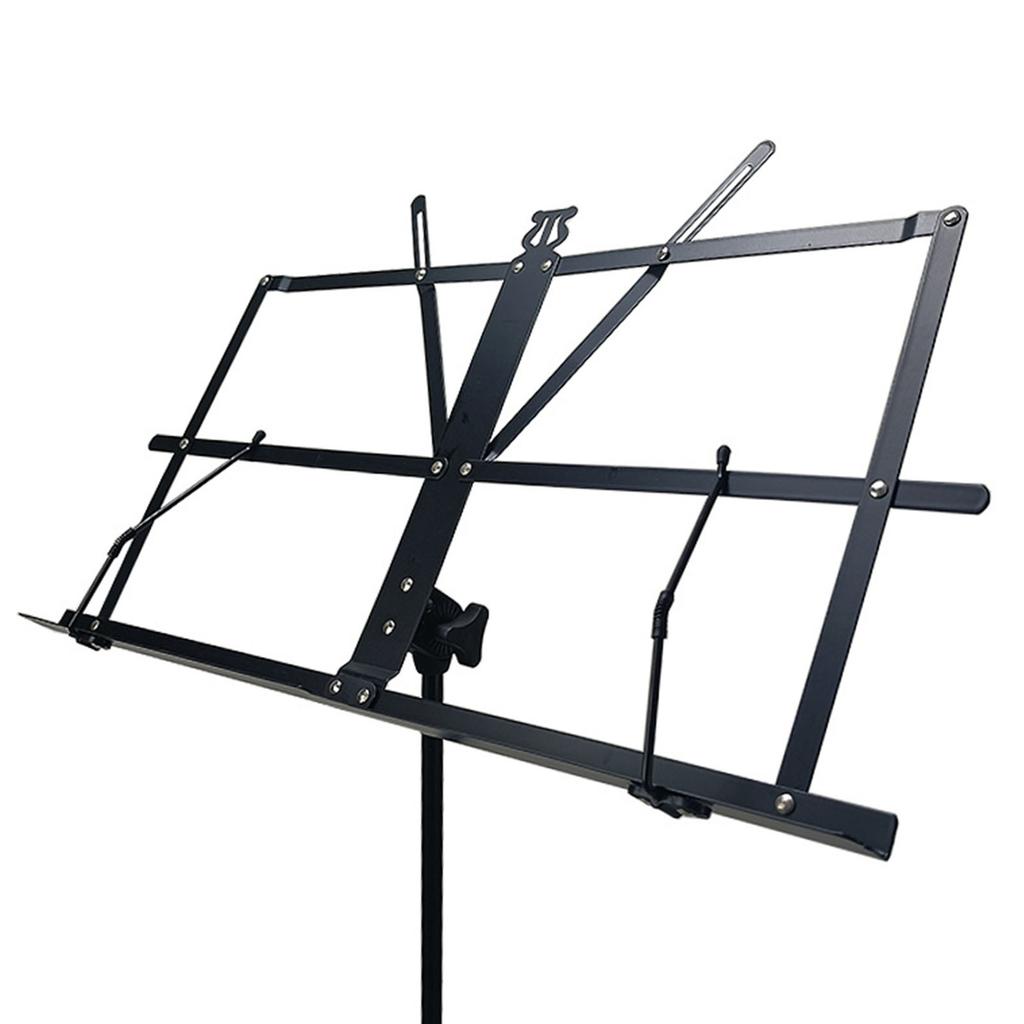 Music Stand Portable Adjustable Foldable Iron Rubber PP for Guitar Players Instrument Accessories