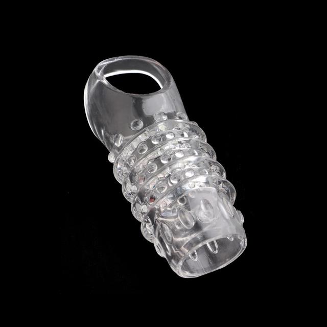 3/4 Penis Rings Cock Rings Penis Sleeve Penis Trainer Delay Ejaculation High Elasticity Time Lasting Sex Toys for Men