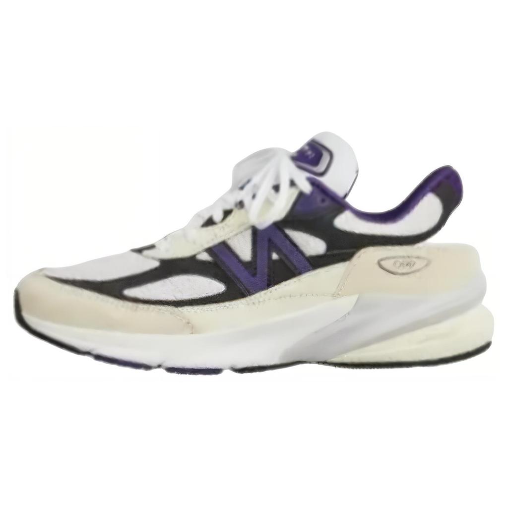 New Balance 990v6 MiUSA Teddy Santis White Black Plum