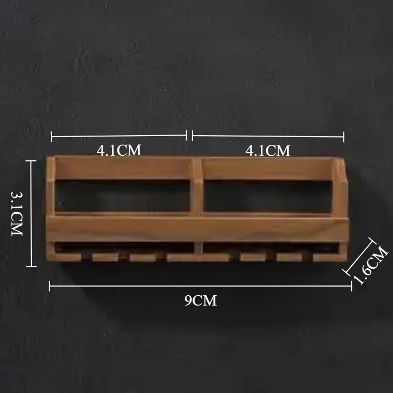 

Wooden Wine Rack Figurines Wall Decoration Toys Figurine Art Original Ornaments Mini Funny Wine Shelf Aesthetic Accessories
